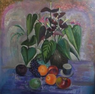 Натюрморт с апельсинами